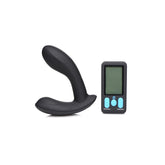 VIBRATING & E-STIM PROSTATE MASSAGER W/REMOTE
